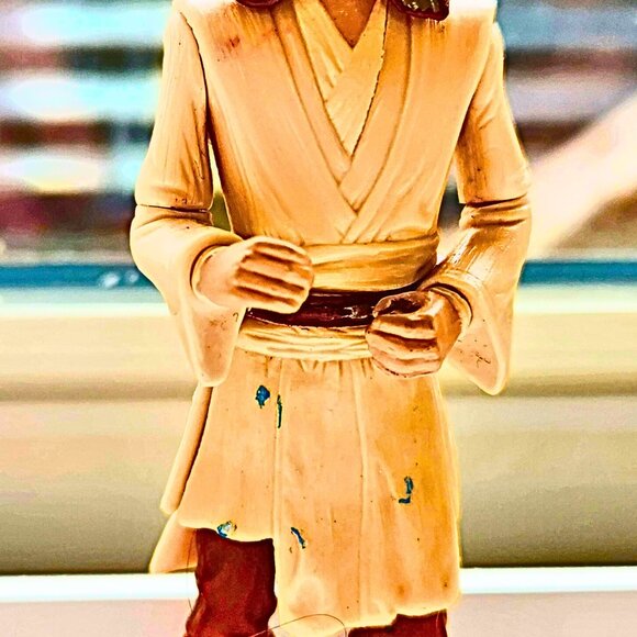 Star Wars Episode I – Qui-Gon Jinn 4" Action Figure (Hasbro, 1999) - Picture 6 of 10